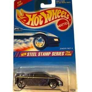 Die Cast Hot Wheels Mattel Steel Stamp Series Zender Fact 4 #2/4 Car 13274 1994